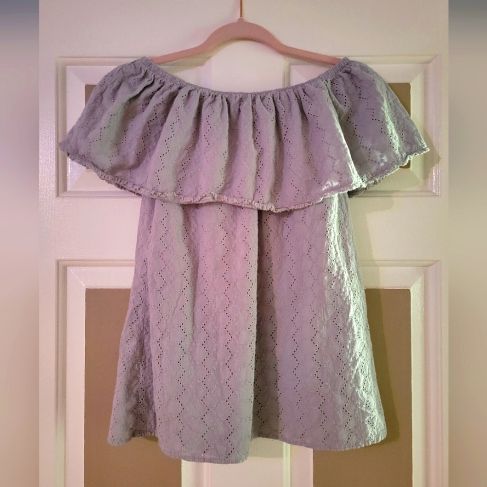 Off the summer boho top medium